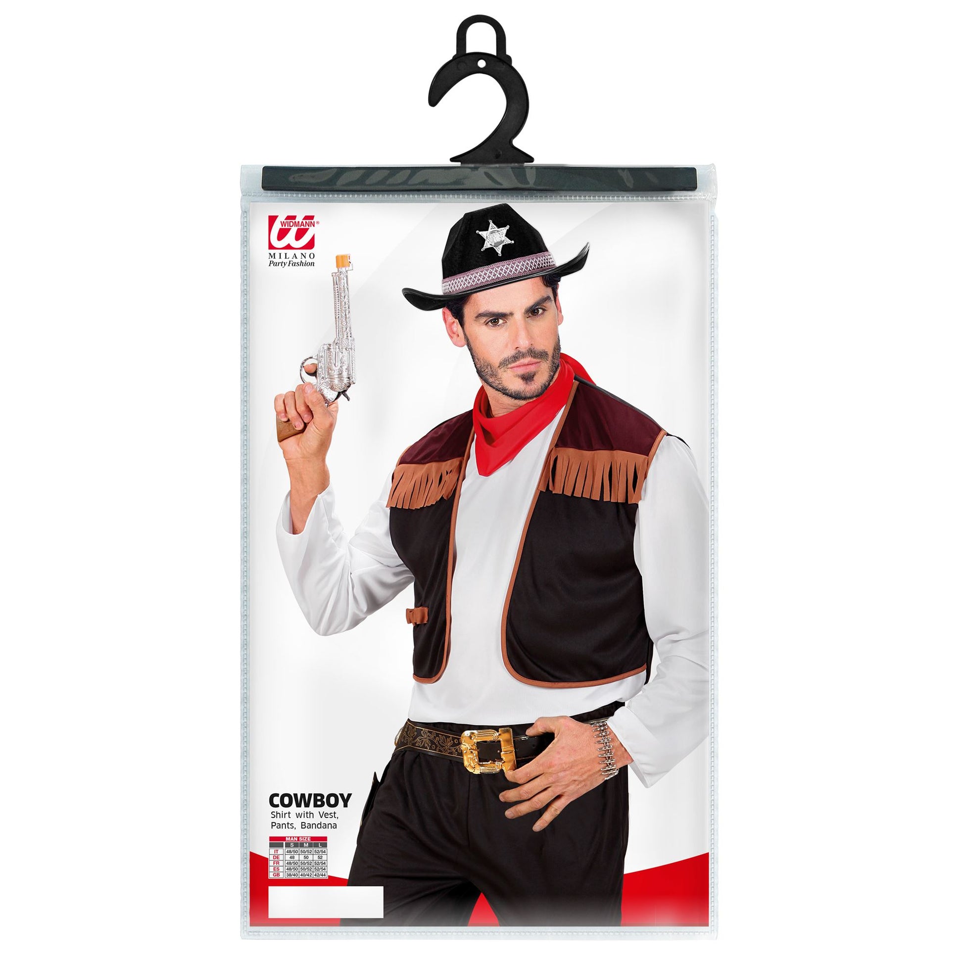 "COWBOY" (Hemd mit Weste, Hose, Kopftuch) – Ansicht 3