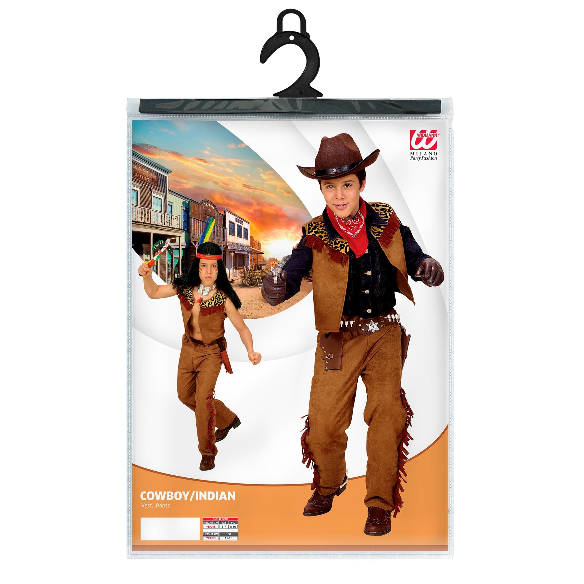 "COWBOY / INDIANER" (Weste, Hose) – Ansicht 4