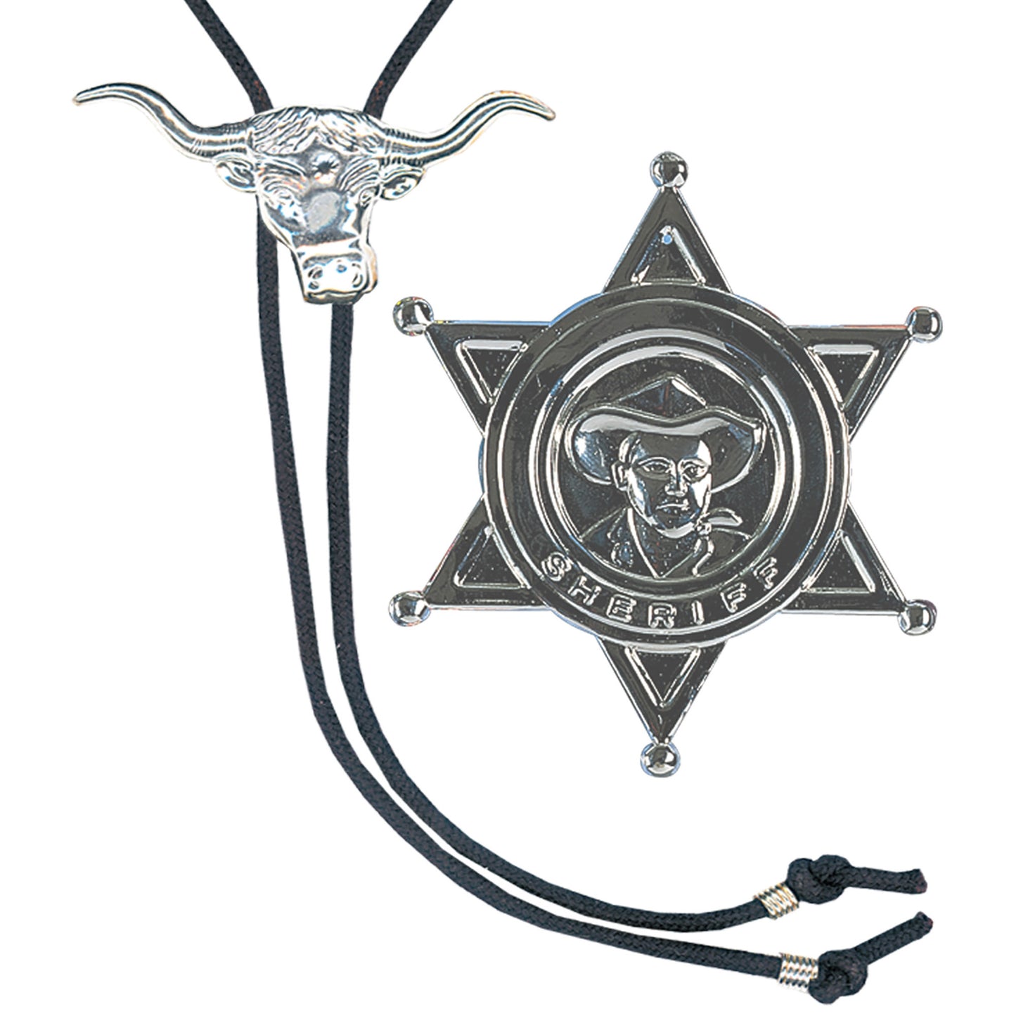 "COWBOY" Set (Fliege, Stern) – Vorderansicht