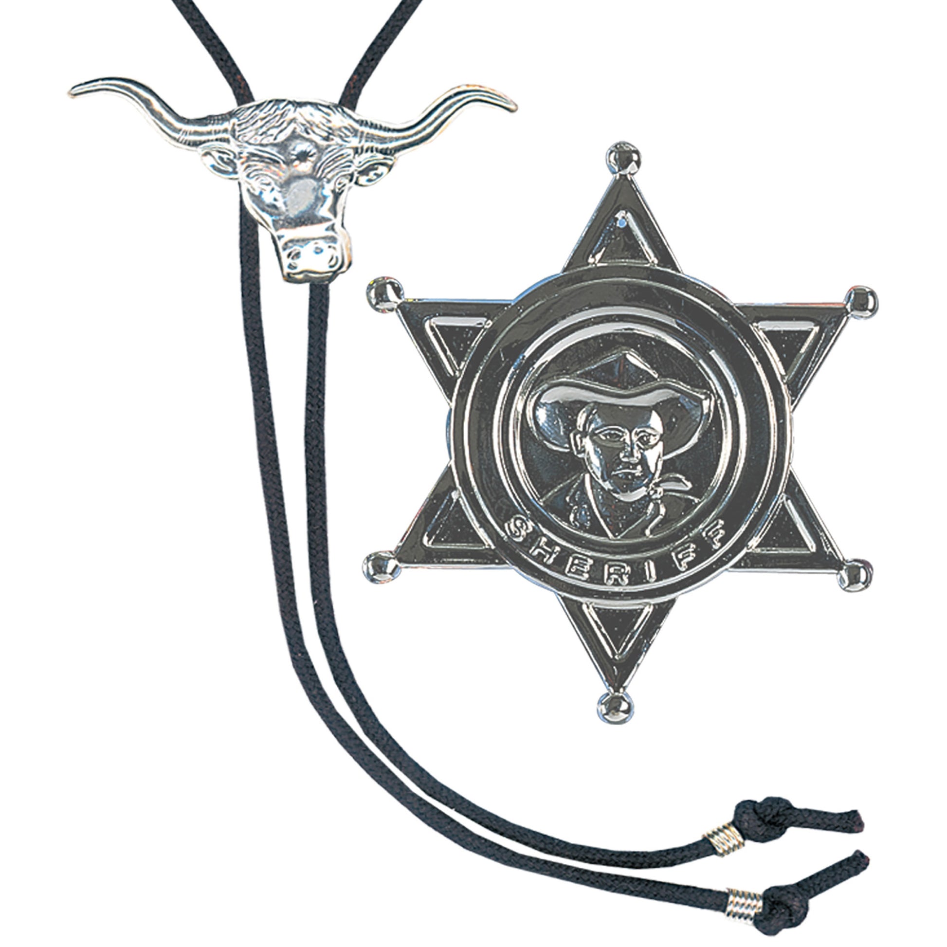 "COWBOY" Set (Fliege, Stern) – Vorderansicht