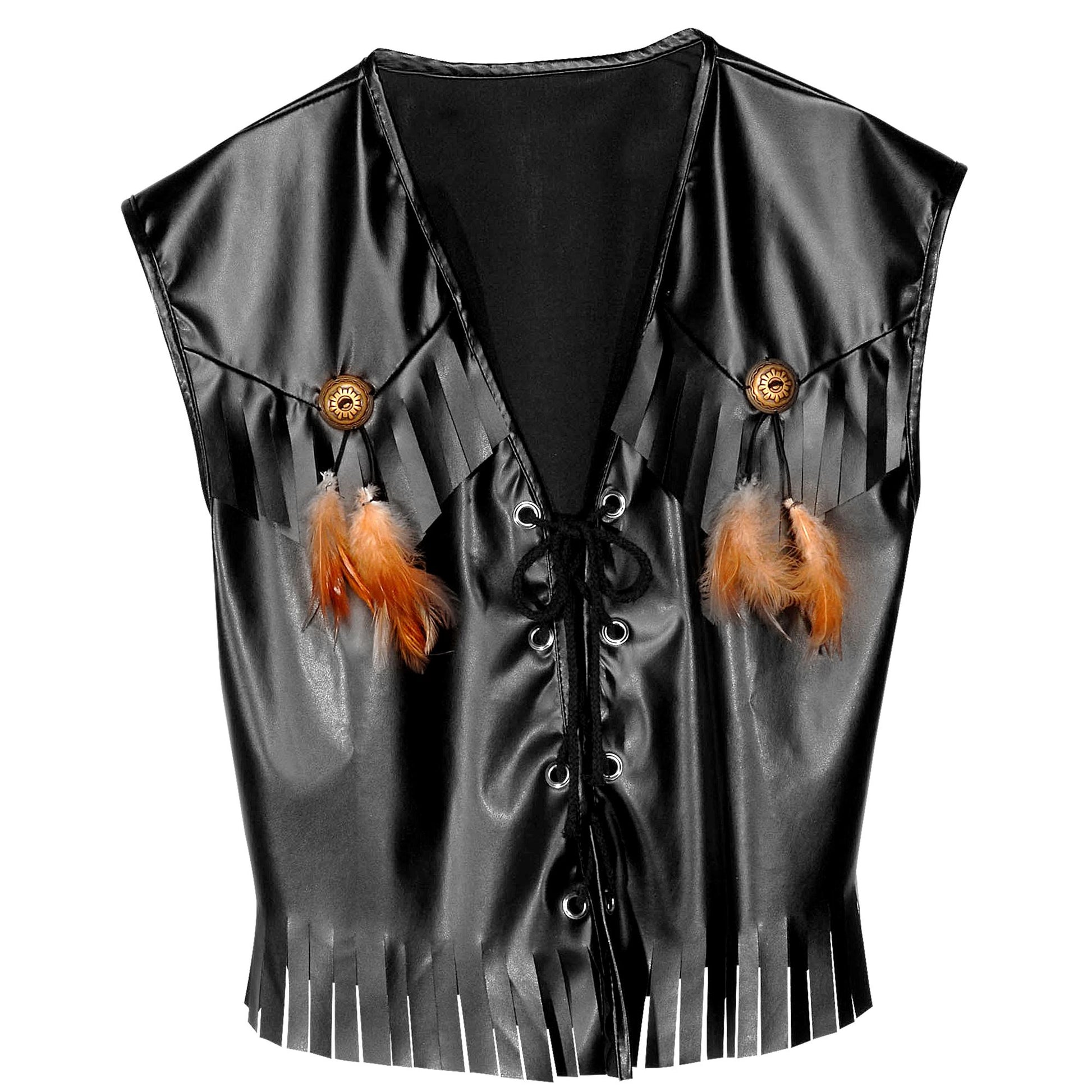"COWBOY" (Weste) Lederlook – Ansicht 4