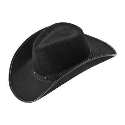 Widmann Cowboyhut Schwarz mit Nieten – Produktansicht