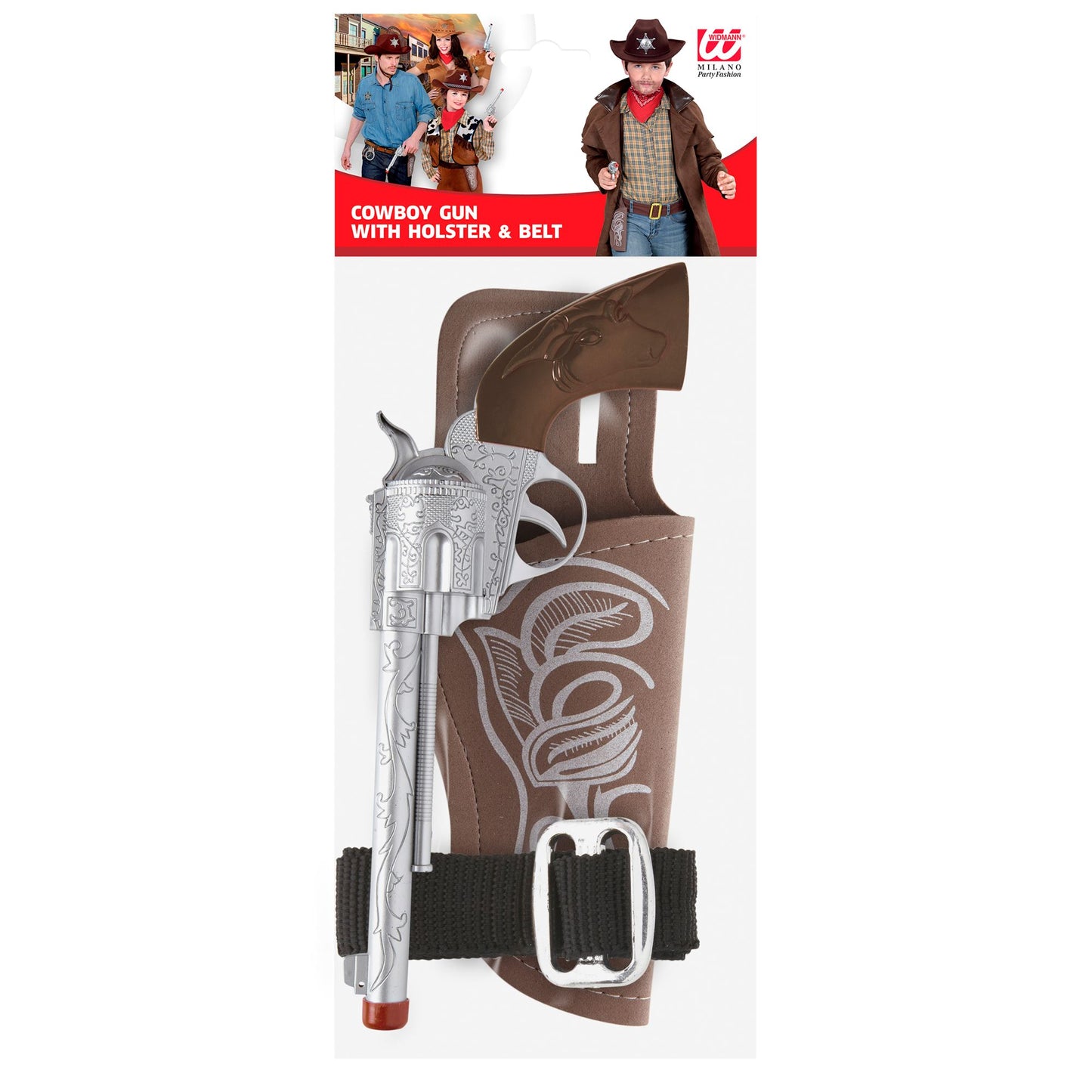"COWBOYPISTOLEN MIT HALFTER UND GÜRTEL" 28 cm – Ansicht 3