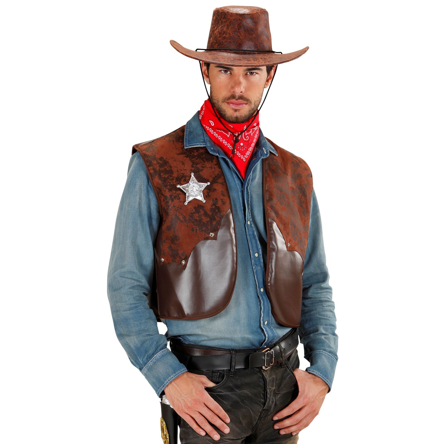 "COWBOYWESTE" – Vorderansicht