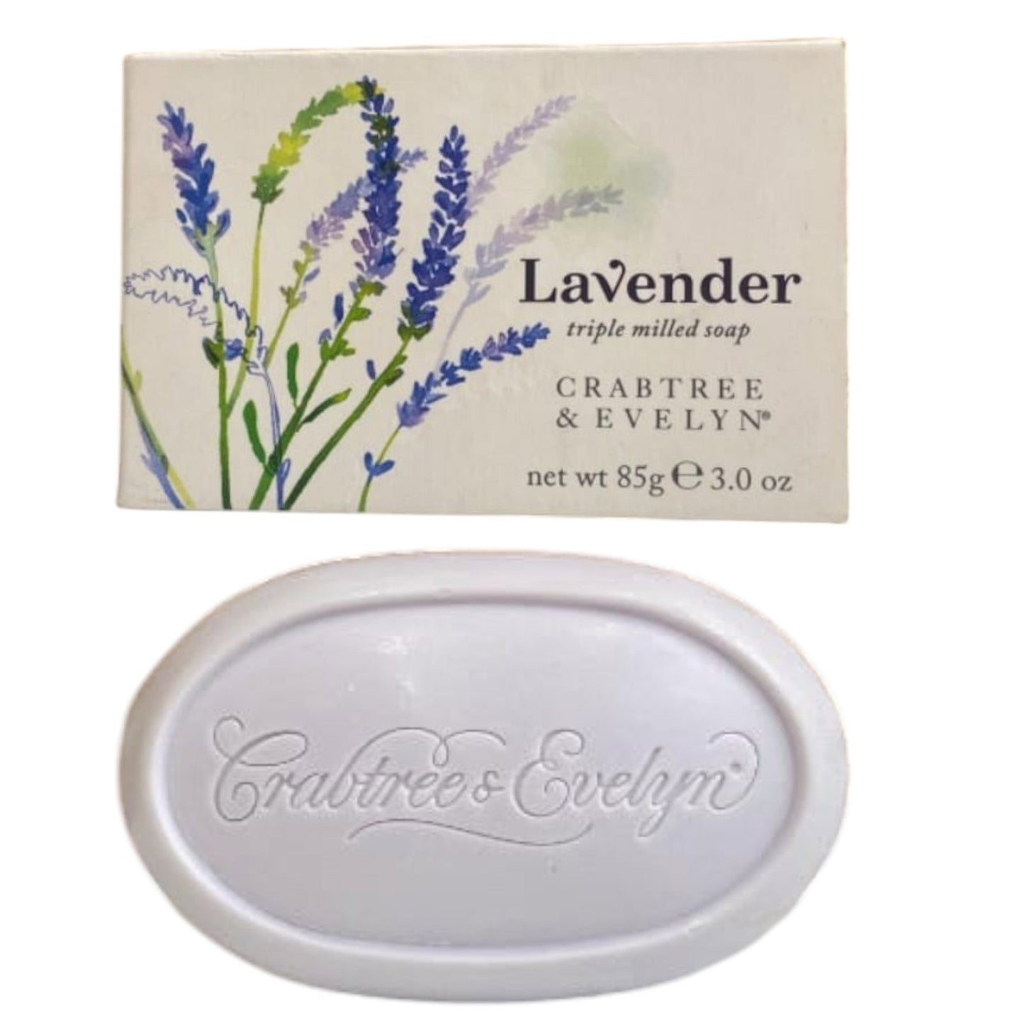 Crabtree & Evelyn Crabtree & Evelyn, Lavander, Hydratisierend, Seifenstück, 85 g Regular