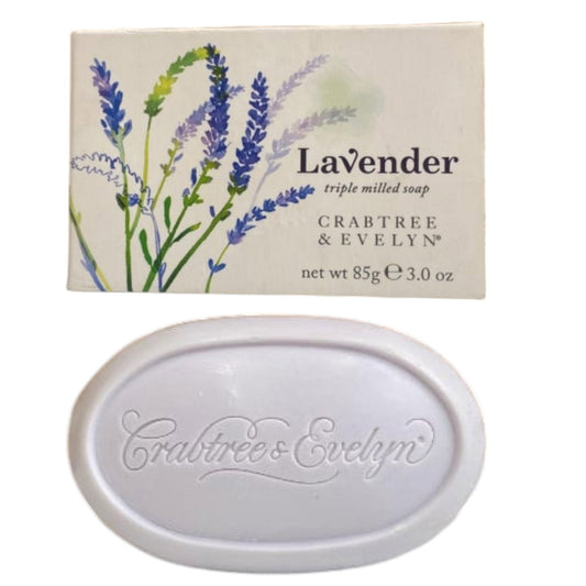 Crabtree & Evelyn Crabtree & Evelyn, Lavander, Hydratisierend, Seifenstück, 85 g Regular