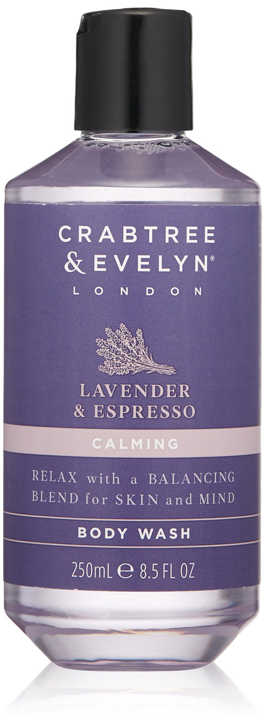 Crabtree & Evelyn Crabtree & Evelyn, Lavender & Espresso, Beruhigend, Duschgel, 250 ml Regular