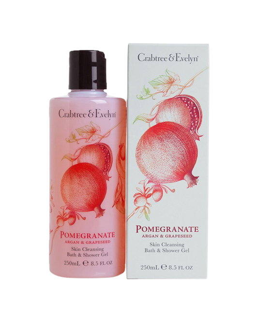 Crabtree & Evelyn Crabtree & Evelyn, Pomegranate, Argan & Grapeseed, Reinigung, Duschgel, Für alle Hauttypen, 250 ml Regular