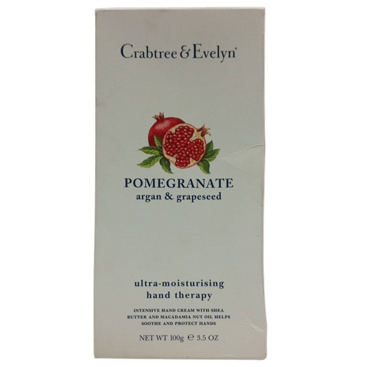 Crabtree & Evelyn Crabtree & Evelyn, Pomegranate, Argan & Grapeseed, Ultra-feuchtigkeitsspendend, Handcreme, 100 g *Tester
