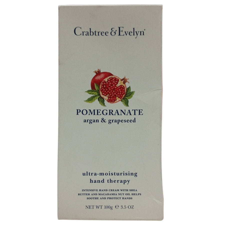 Crabtree & Evelyn Crabtree & Evelyn, Pomegranate, Argan & Grapeseed, Ultra-feuchtigkeitsspendend, Handcreme, 100 g *Tester