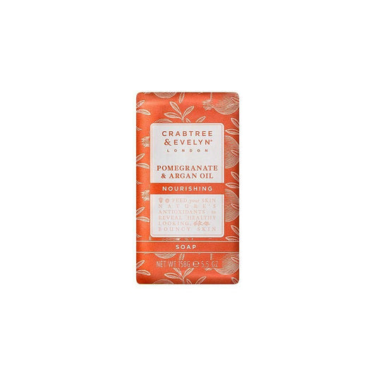 Crabtree & Evelyn Crabtree & Evelyn, Pomegranate & Argan Oil, Nährend, Seifenstück, 158 g Regular