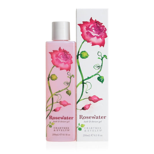 Crabtree & Evelyn Crabtree & Evelyn, Rosewater, Reinigung, Duschgel, Für alle Hauttypen, 250 ml Regular
