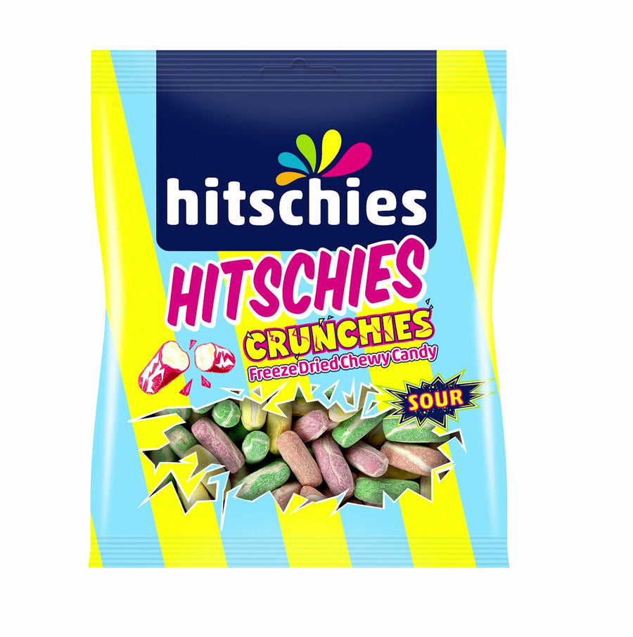 Hitschies Crunchies Sour Mix 75g gefriergetrocknetes Fruchtgummi