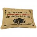 CUSCINI LETTERARI Copricuscino in Juta lavata / Juta washed pillow case IMPOSSIBLE - Size 38x25cm SLEEP-J-03 Accessoires ansicht-2