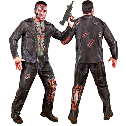 "CYBORG FAST COSTUME" (Oberteil, Hose, Handschuhe, Maske) – Ansicht 3