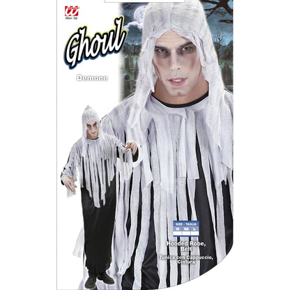 "DÄMON" (Robe mit Kapuze, Gürtel) – Ansicht 3