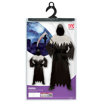 "DAEMON" (Robe mit Kapuze und Maske unsichtbares Gesicht, Gürtel) – Ansicht 3