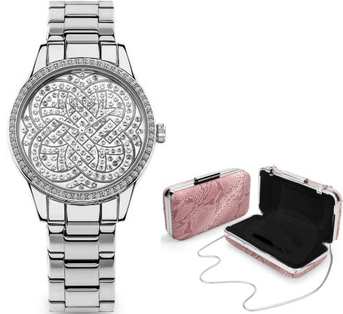 DAISY DIXON Mod. LILY #28 + CLUTCH BAG Special Pack ***SPECIAL PRICE*** DD182SM Only Time Armbanduhr 35 mm