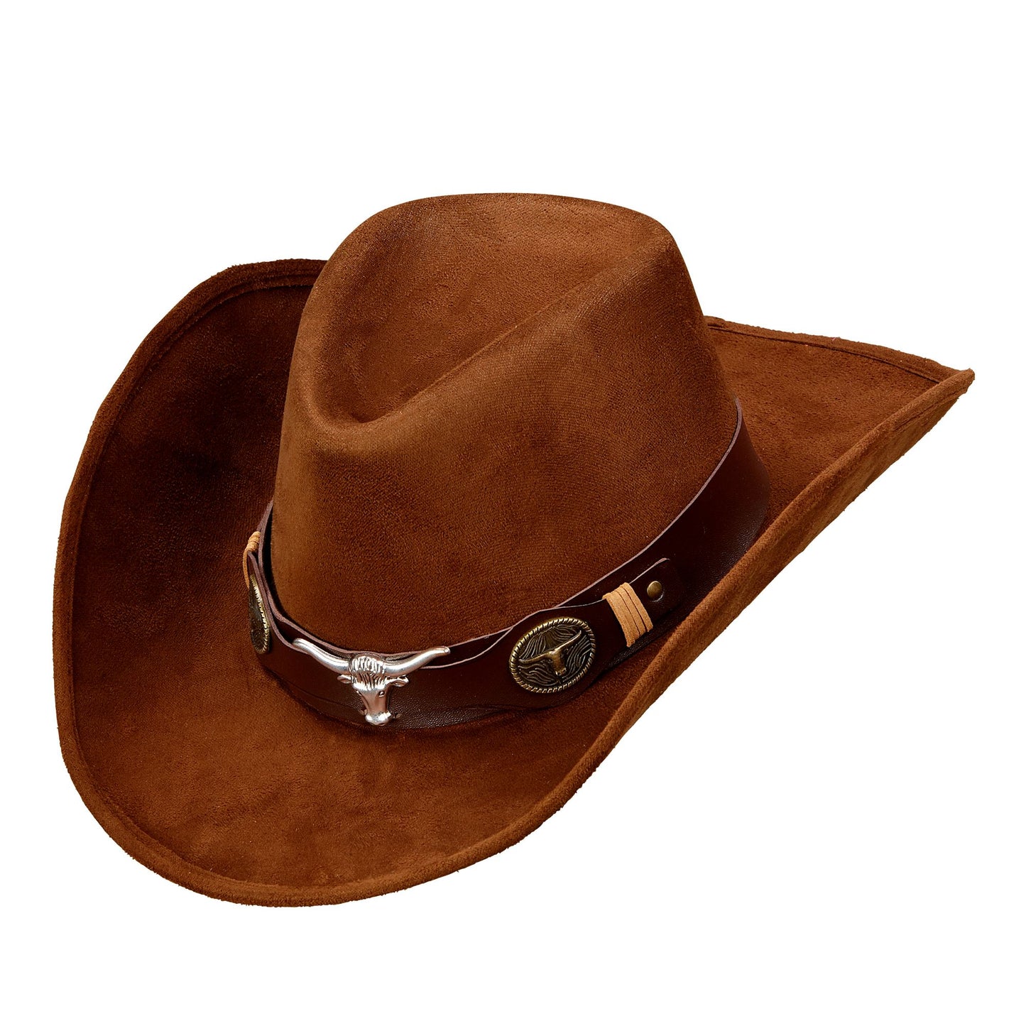 "DALLAS COWBOY HUT" Wildlederoptik – Vorderansicht