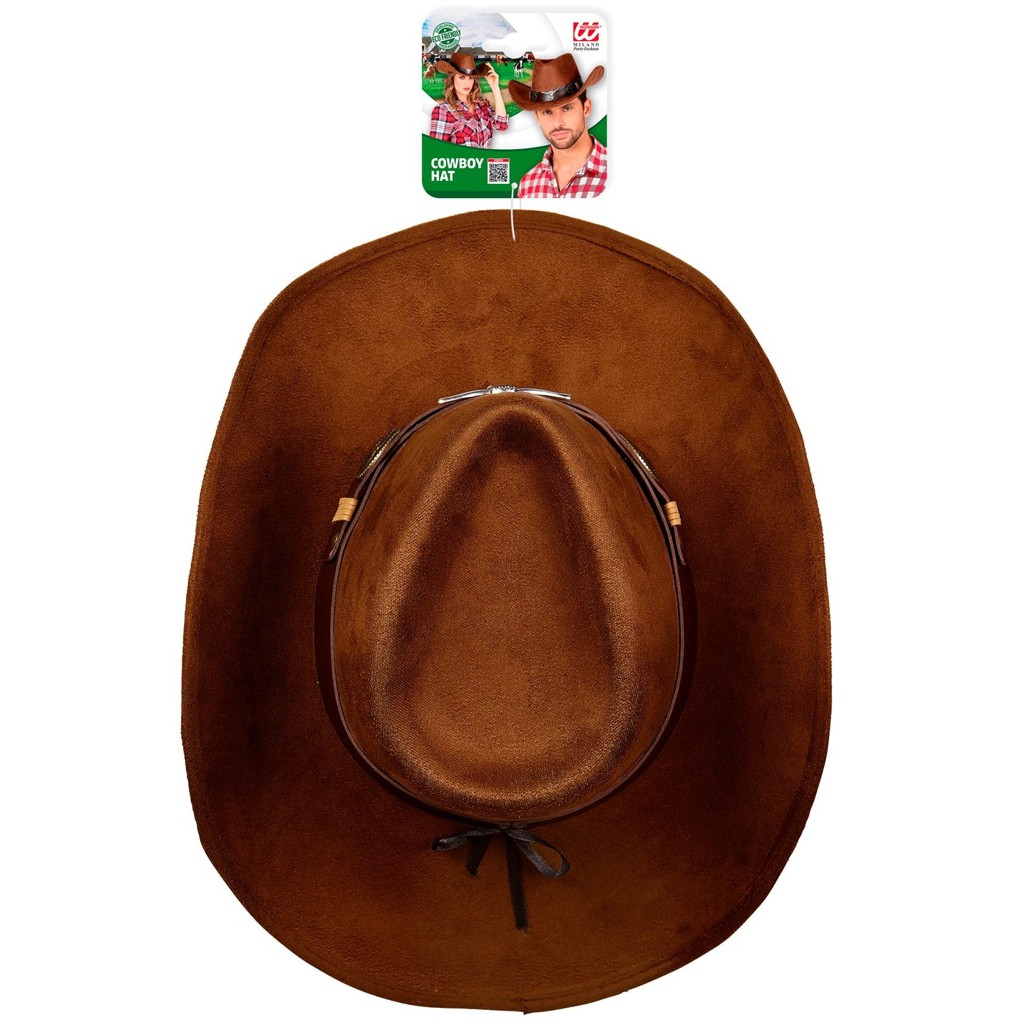 "DALLAS COWBOY HUT" Wildlederoptik – Detailansicht