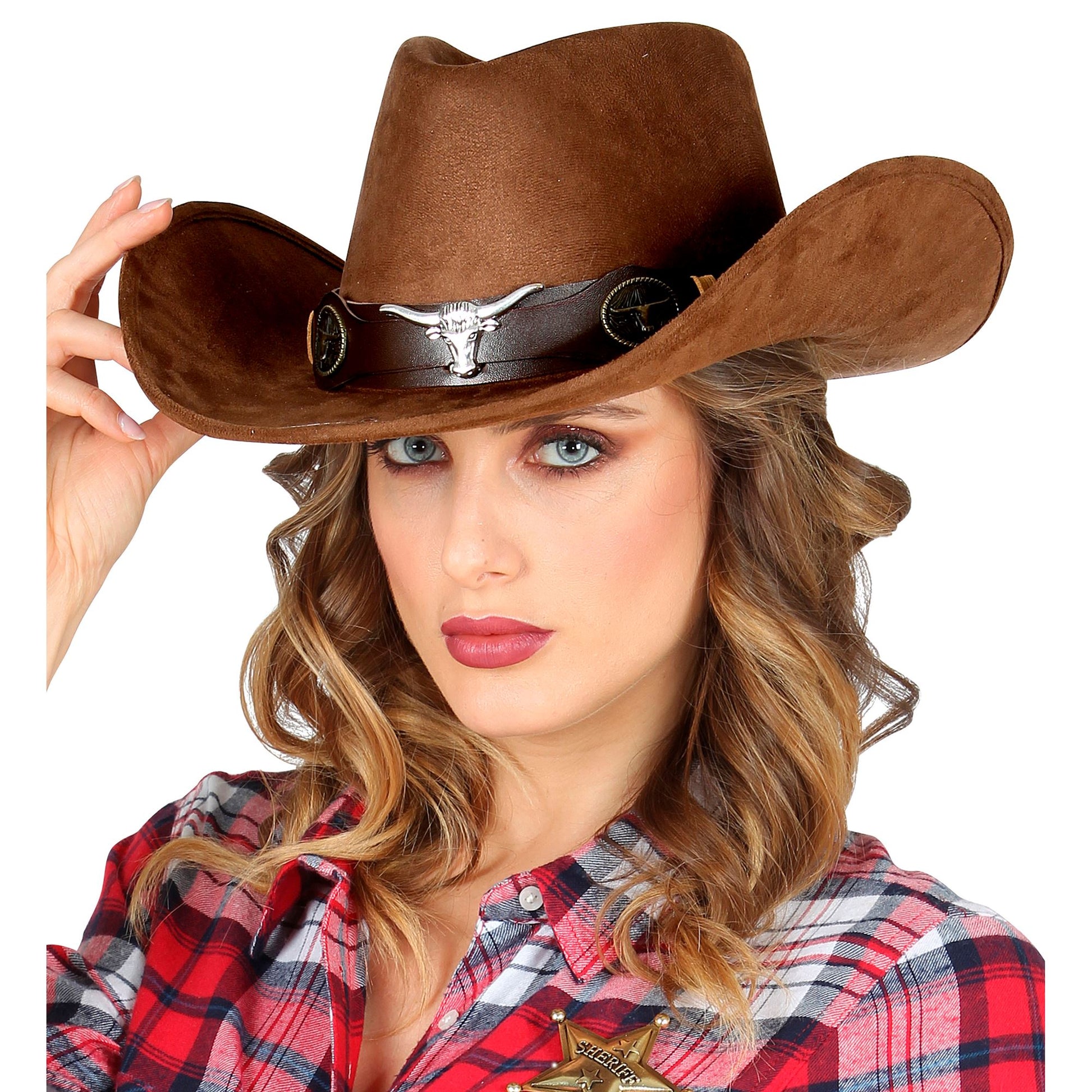 "DALLAS COWBOY HUT" Wildlederoptik – Ansicht 3