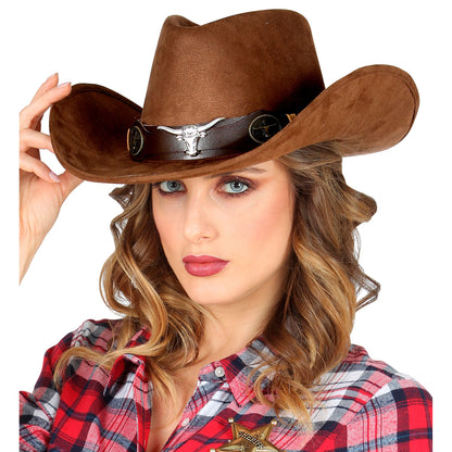 "DALLAS COWBOY HUT" Wildlederoptik – Ansicht 3