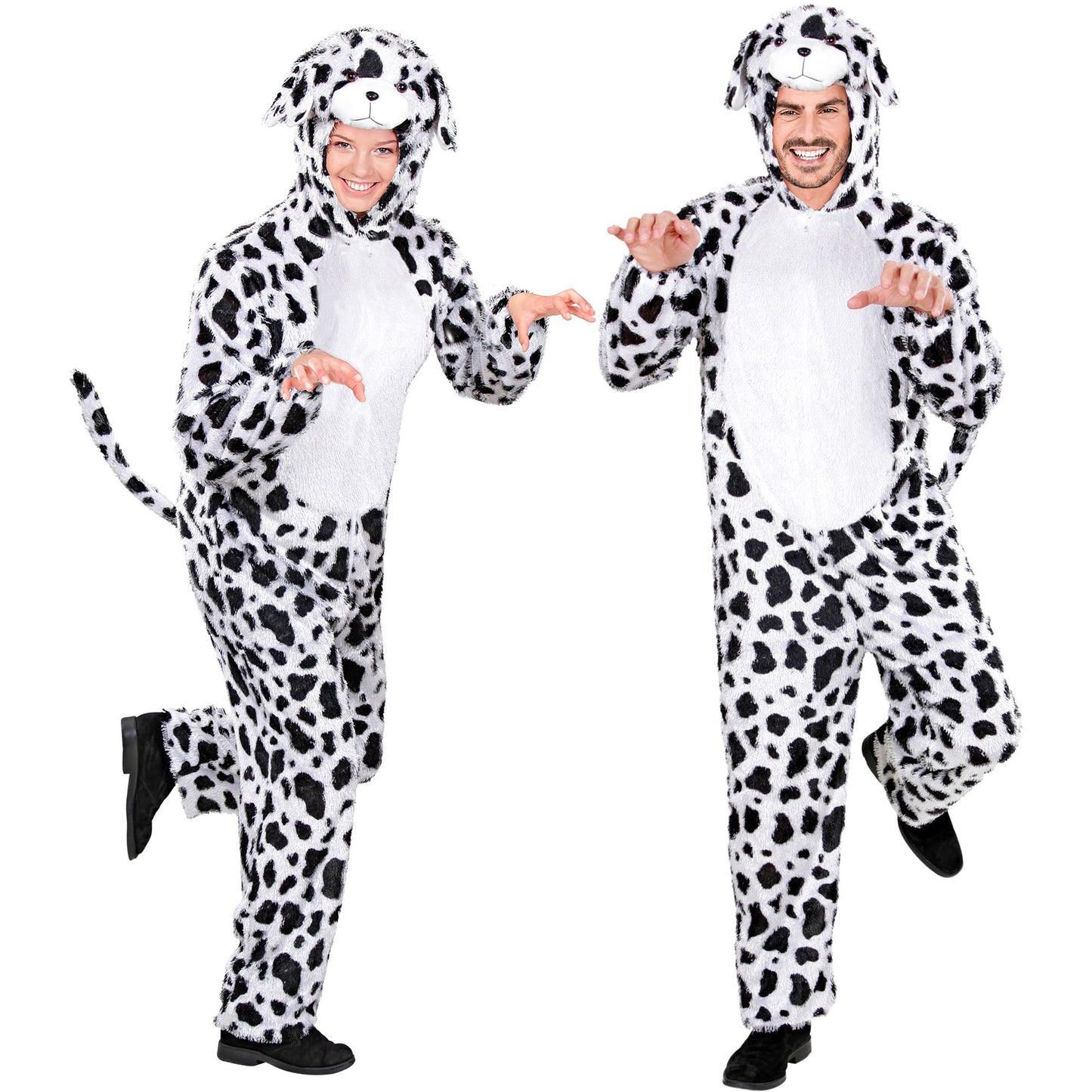 "DALMATINER FUNNY" (Overall mit Kapuze) – Vorderansicht