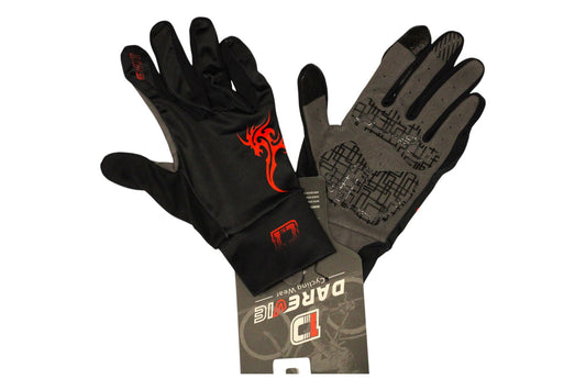 Darevie Darevie, Darevie, Zum Radfahren, Synthetikhandschuhe, Rot/Schwarz, DVG003, Unisex Regular