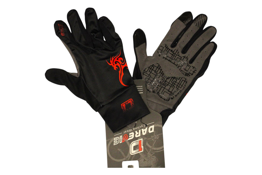 Darevie Darevie, Darevie, Zum Radfahren, Synthetikhandschuhe, Rot/Schwarz, DVG003, Unisex Regular