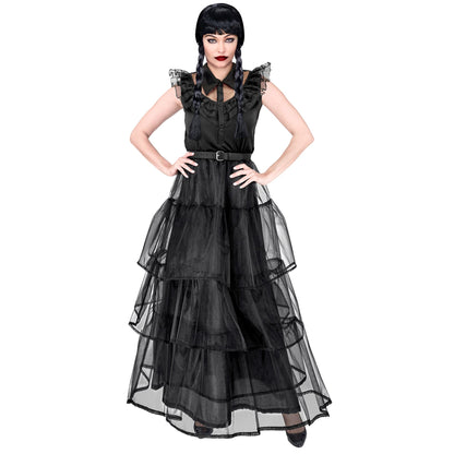 "DARK GIRL" (Kleid, Gürtel) – Vorderansicht