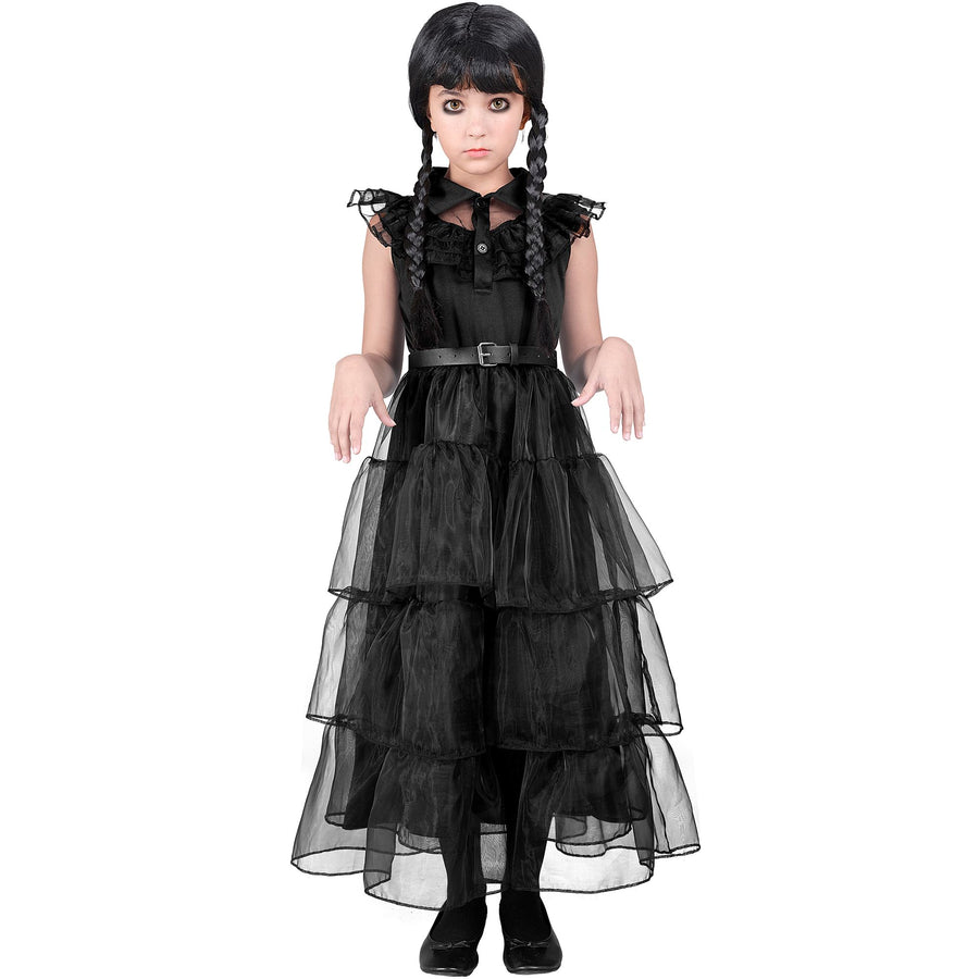 "DARK GIRL" (Kleid, Gürtel) – Detailansicht