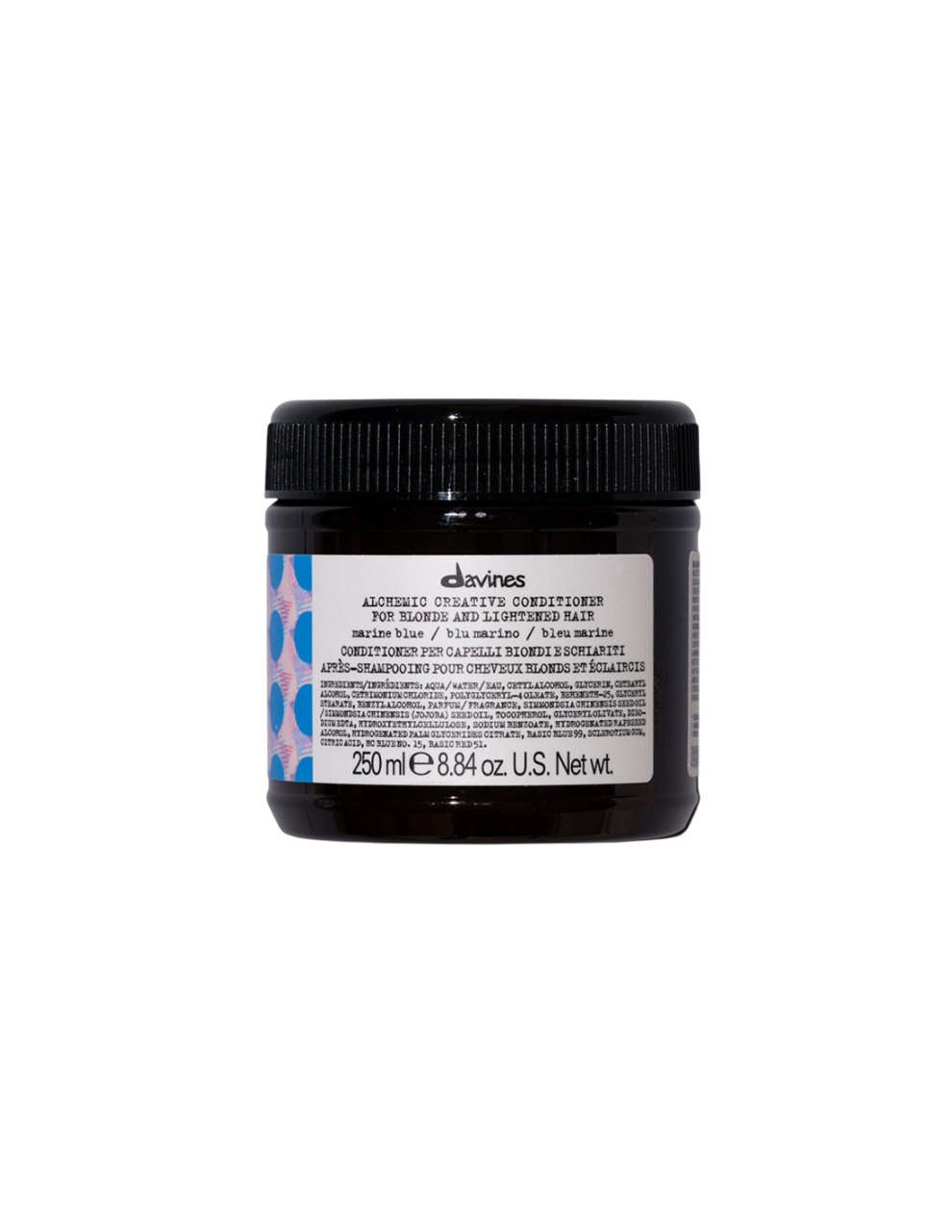 Davines, Alchemic, Haarfarben-Conditioner, Marine Blue, Steigert die Farbintensität, 250 ml