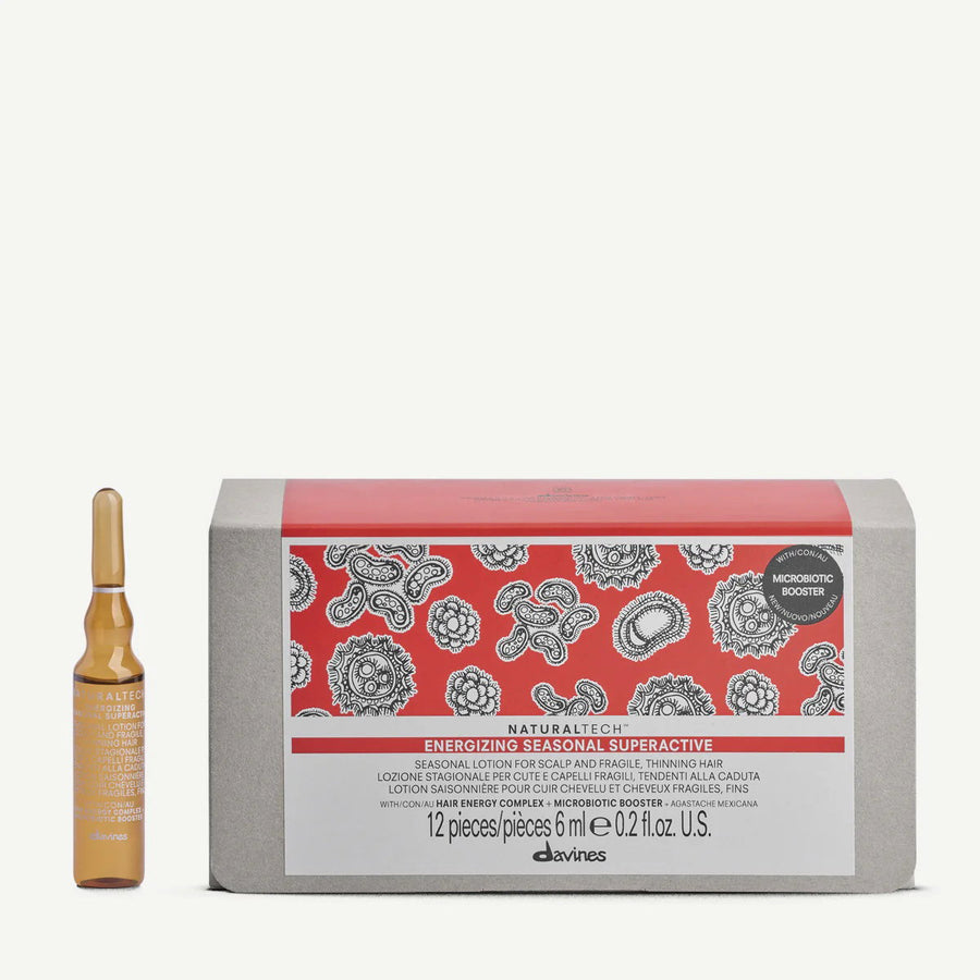 Davines Davines, NaturalTech Energizing Seasonal Superactive, Haarserum, 12 stk, 6 ml Regular
