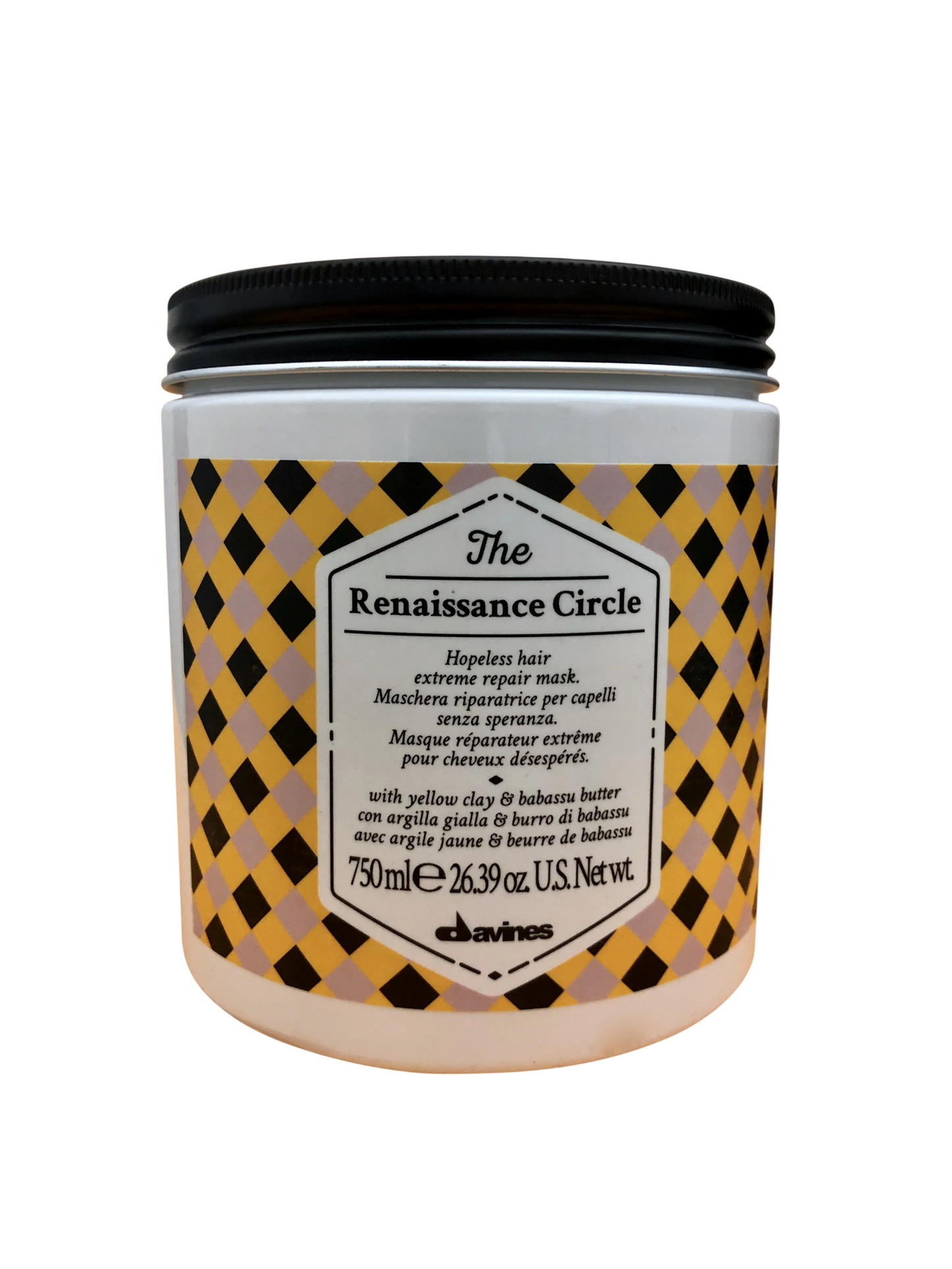Davines, The Renaissance Circle, Haarbehandlungs-Crememaske, Reparatur, 750 ml