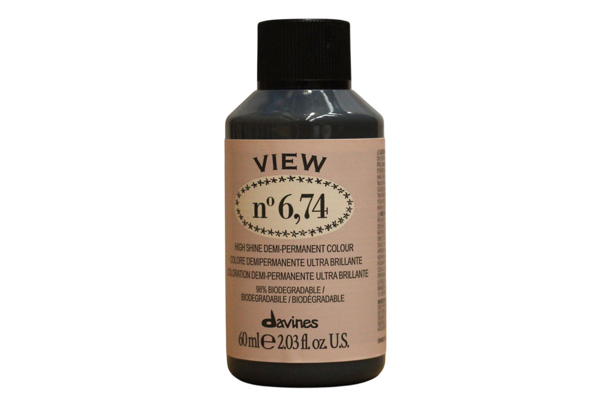 Davines, View, Demi-permanente Haarfarbe, 6.74 , 60 ml