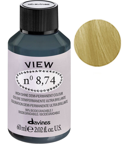 Davines Davines, View, Demi-permanente Haarfarbe, 8.74 Gloss, 60 ml Regular