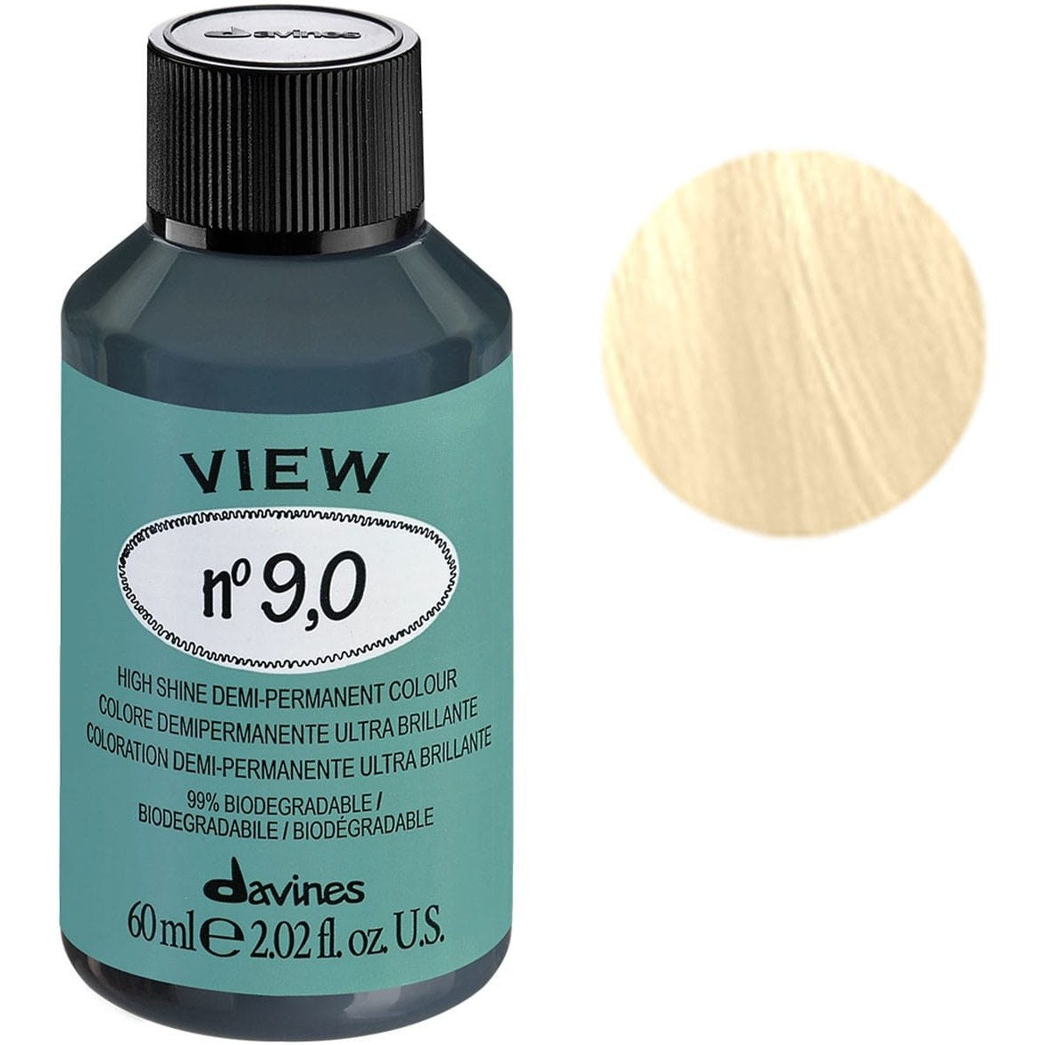 Davines, View, Demi-permanente Haarfarbe, 9.0 , 60 ml