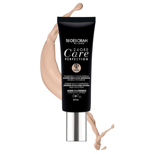 Deborah Deborah, 24 Ore Care Perfection, Langlebig, Flüssige Grundierung, 001, Fair, SPF 20, 30 ml *Tester