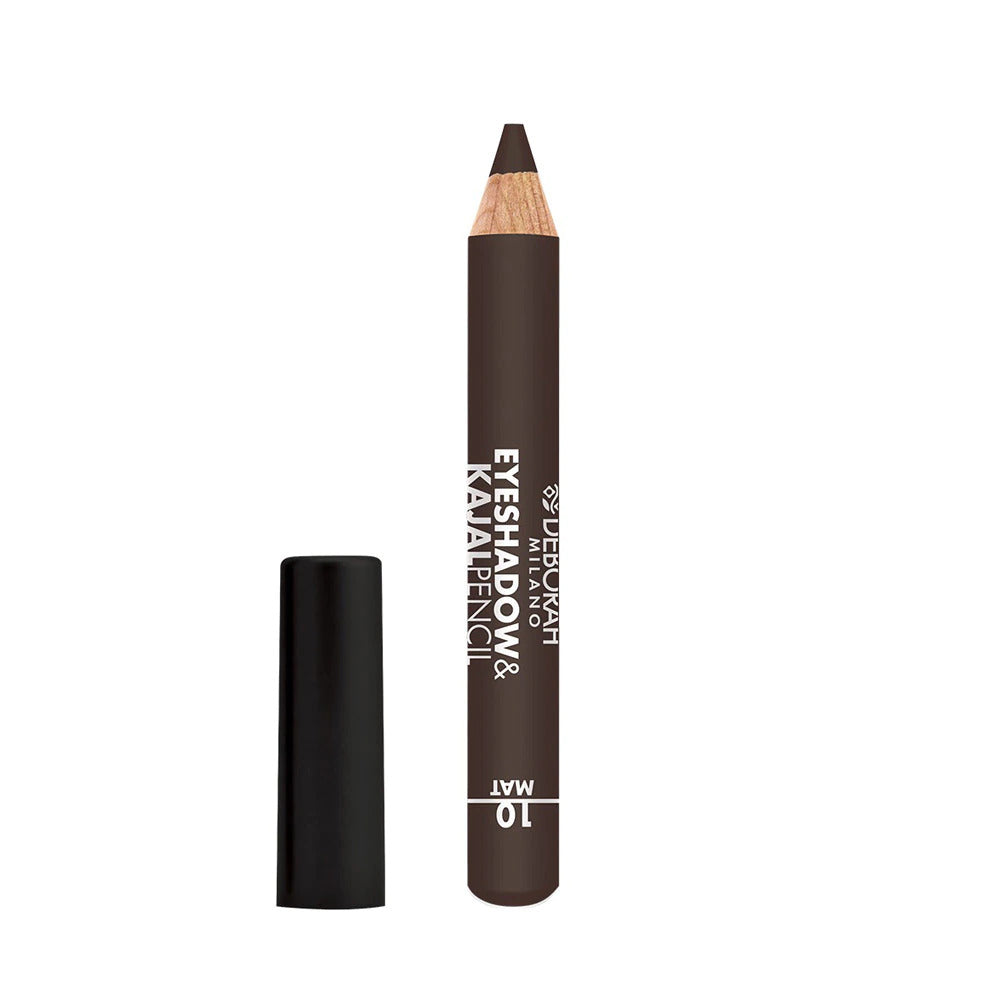 Deborah Deborah, Deborah, Mischen, Matt, Lidschatten & Kajal Eyeliner 2-in-1, 10, Braun, 2 g *Tester