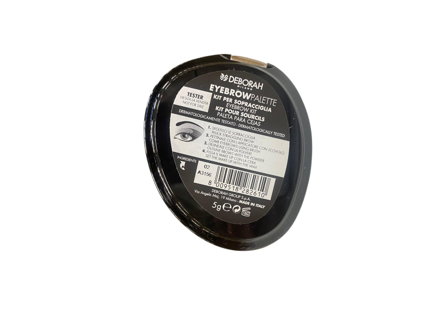 Deborah Deborah, Deborah, Augenbrauenpalette, 02, Brunette, 5 g *Tester