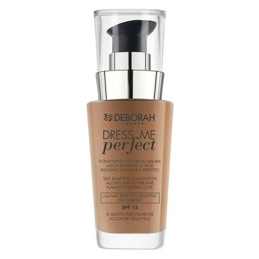 Deborah Deborah, Dress Me Perfect, Flüssige Grundierung, 05, Bernstein, SPF 15, 30 ml *Tester