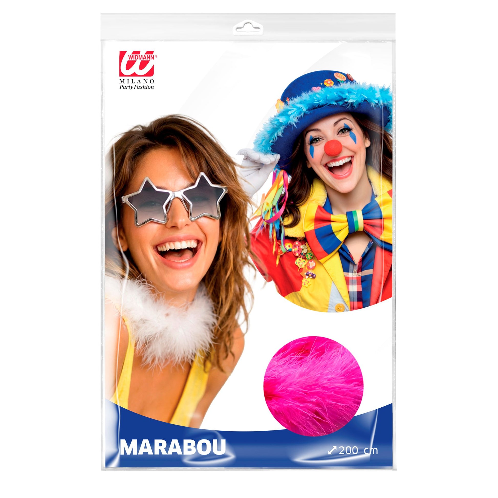 "DEKORATIVE MARABOU" rosa - 2 m – Detailansicht