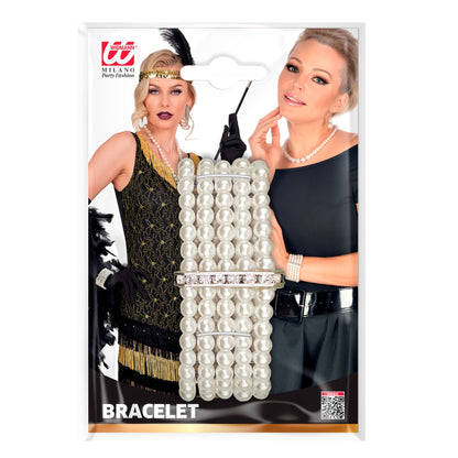 "DELUXE PERLENARMBAND MIT STRASS" – Ansicht 3