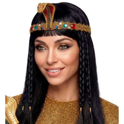 "DELUXE STIRNBAND ÄGYPTERIN SCHLANGE MIT EDELSTEINEN" – Ansicht 4