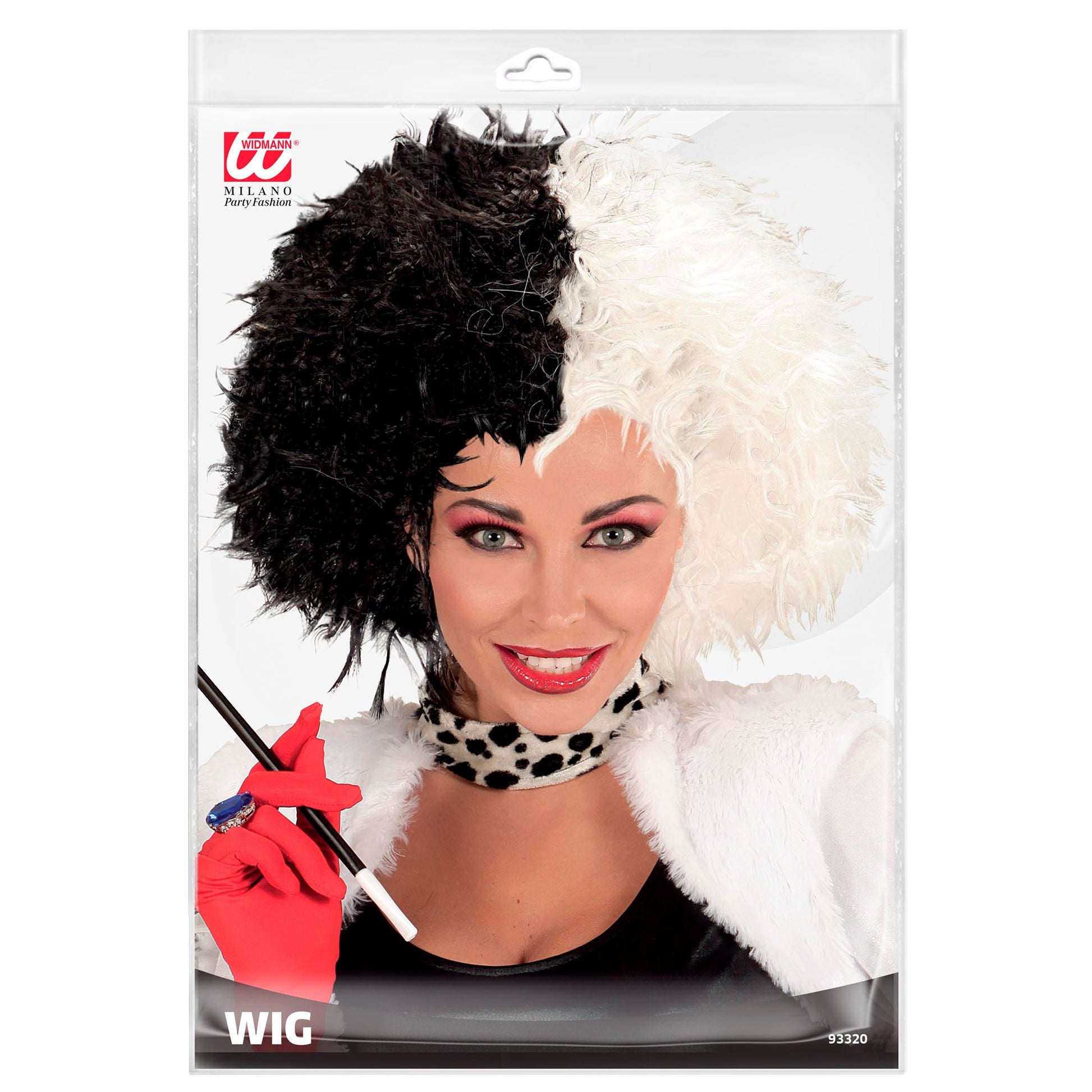 "DEMONIA PERÜCKE" in Polybag – Detailansicht
