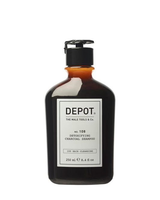 Depot Depot, 100 Hair Cleansing No. 108, Holzkohle, Haarshampoo, Entgiftend, 250 ml Regular