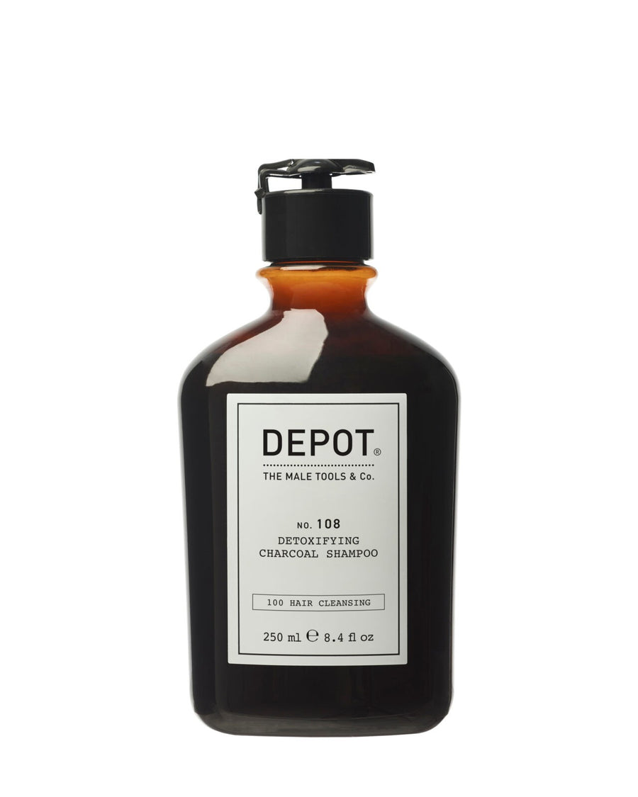 Depot Depot, 100 Hair Cleansing No. 108, Holzkohle, Haarshampoo, Entgiftend, 250 ml Regular