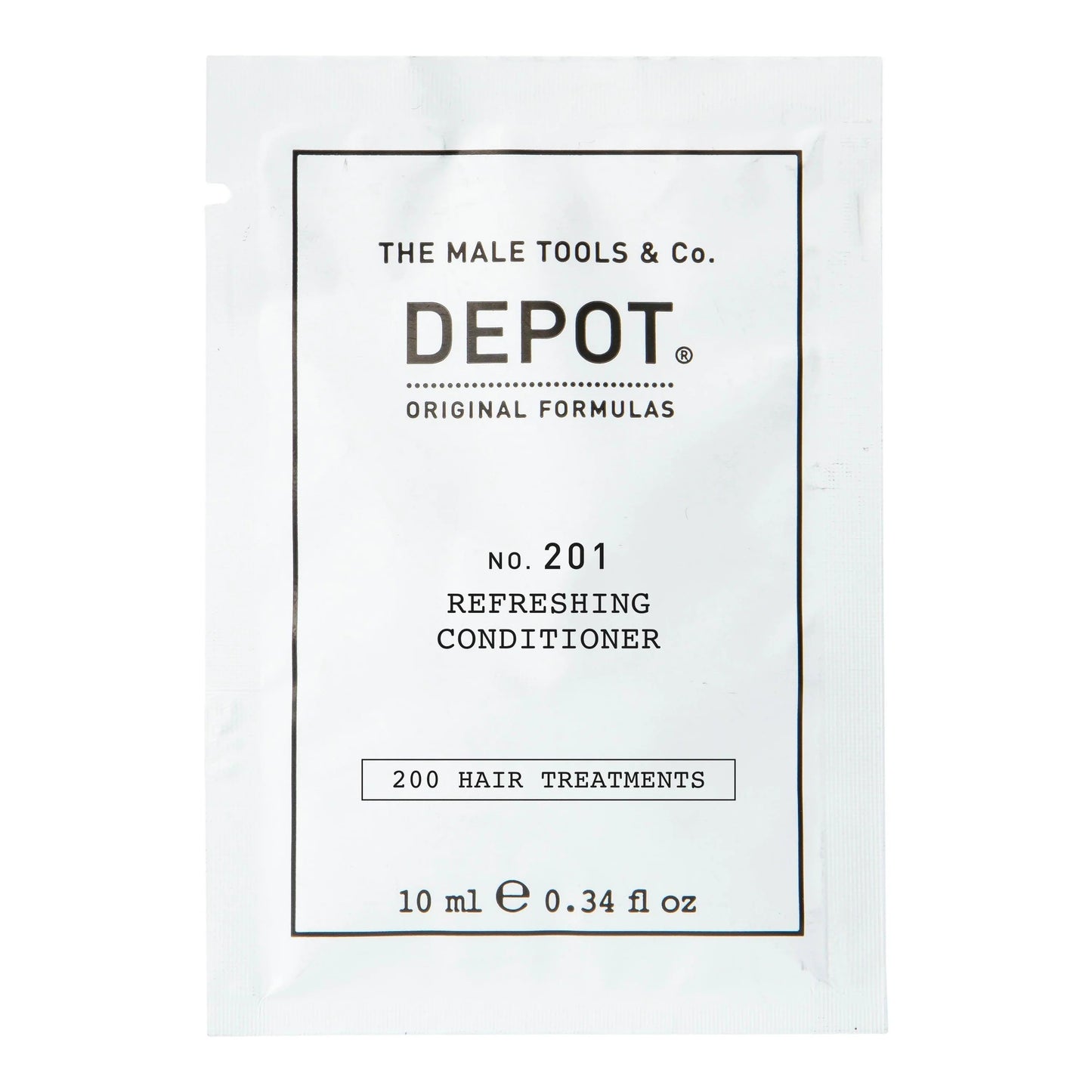 Depot Depot, 200 Hair Treatments No. 201, Botanischer Komplex, Haarspülung, Zur Revitalisierung, 10 ml Regular