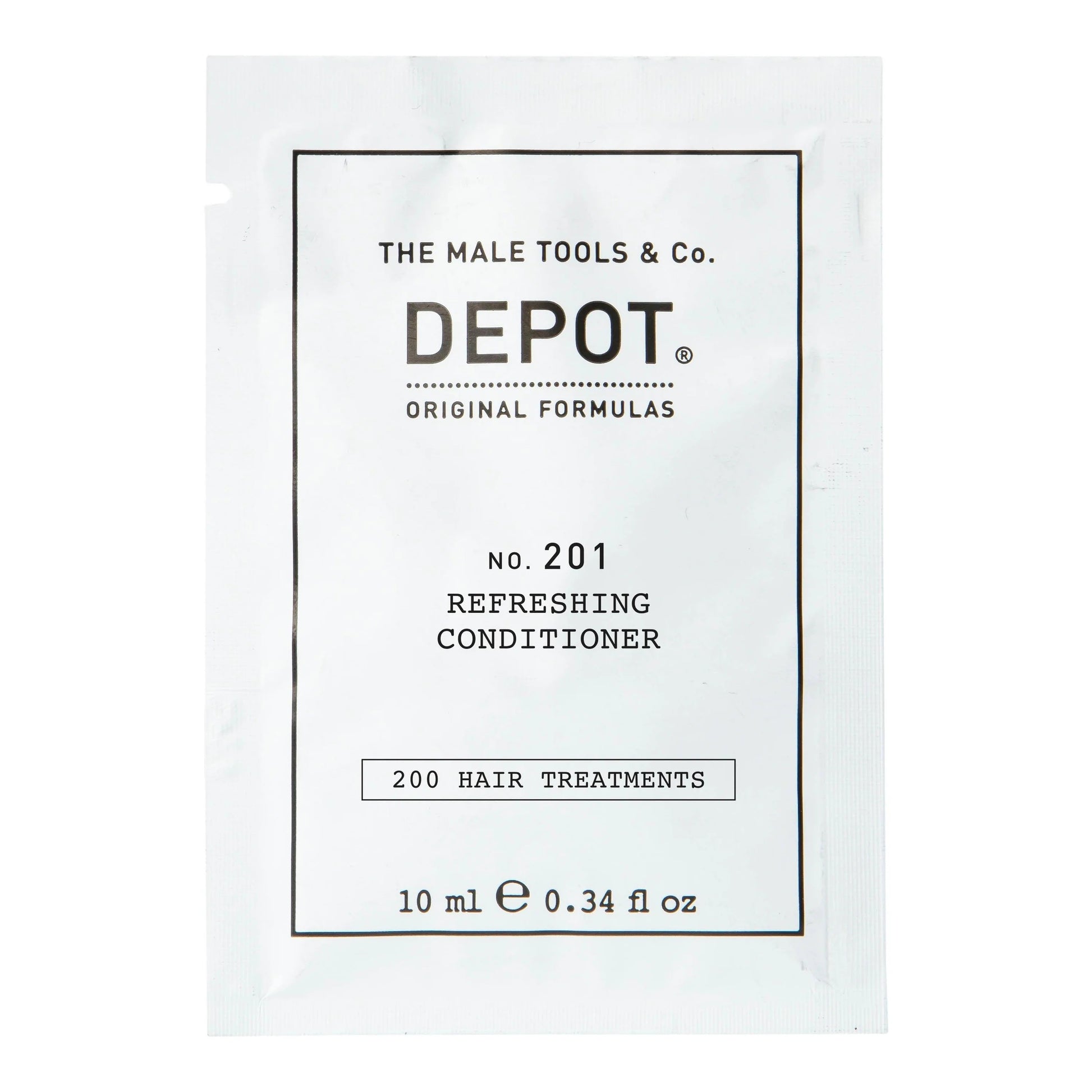 Depot Depot, 200 Hair Treatments No. 201, Botanischer Komplex, Haarspülung, Zur Revitalisierung, 10 ml Regular