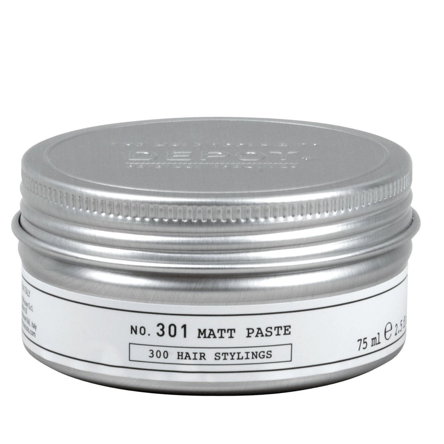 Depot Depot, 300 Hair Stylings No. 301, Haarstylingpaste, Matte Textur, Fester Halt, Für Haare, 75 ml Regular